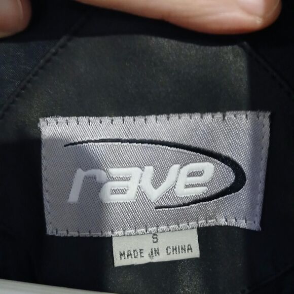 Rave Men's Black Jacket Size Small Goth Grunge - Picture 5 of 6